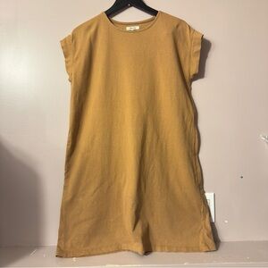 Madewell Shirt Dress Brown Women Size S